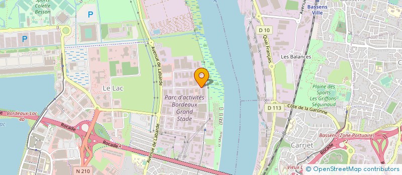 localisation de l'entreprise SARL TGI CONSTRUCTION à BORDEAUX