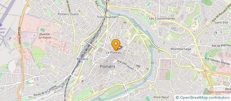 localisation de l'entreprise SARL TGR  POITIERS