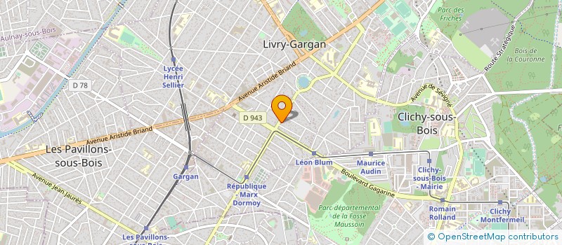 localisation de l'entreprise SARL TGV à LIVRY-GARGAN