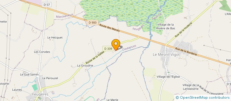 localisation de l'entreprise SARL TH  FEUGERES