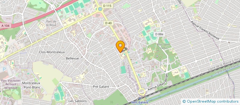 localisation de l'entreprise SARL THANSYA-SERVICES à VILLEPINTE