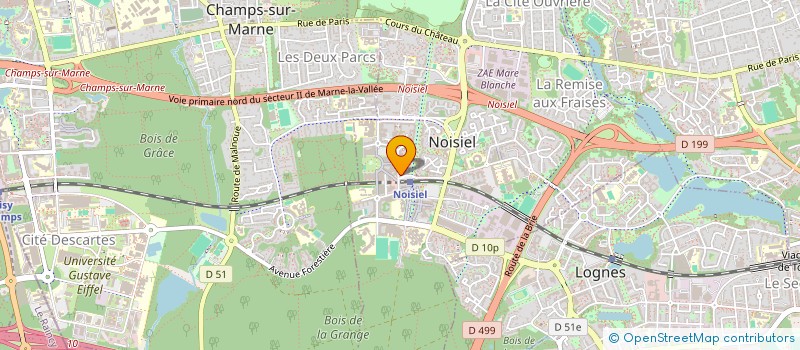 localisation de l'entreprise SARL THAS à NOISIEL