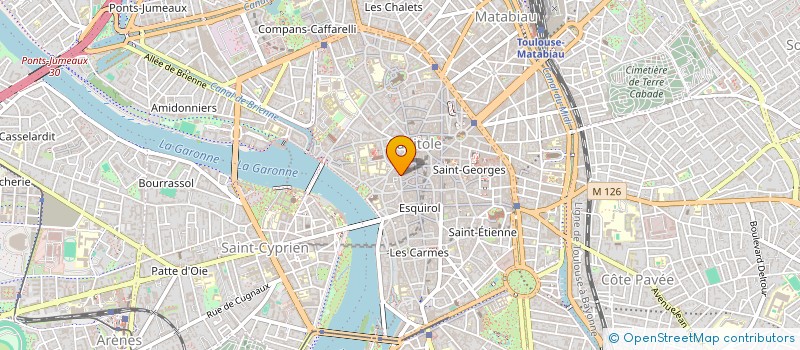 localisation de l'entreprise SARL THE COFFEE TOULOUSE  TOULOUSE