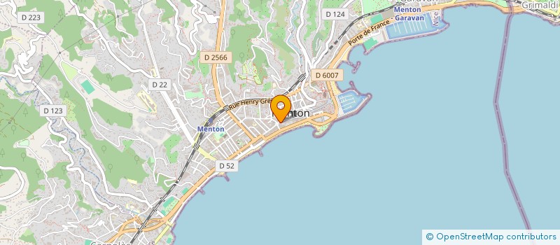 localisation de l'entreprise SARL THEA à MENTON