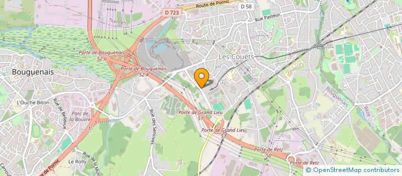 localisation de l'entreprise SARL THEAM SERVICES à BOUGUENAIS