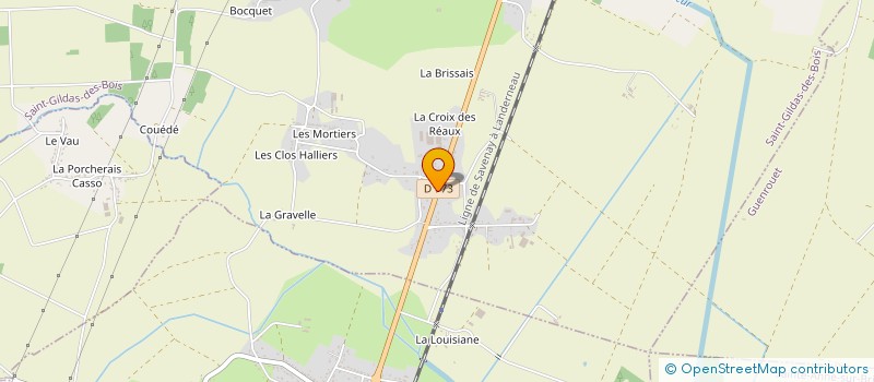 localisation de l'entreprise SARL THEBAUD  SAINT-GILDAS-DES-BOIS