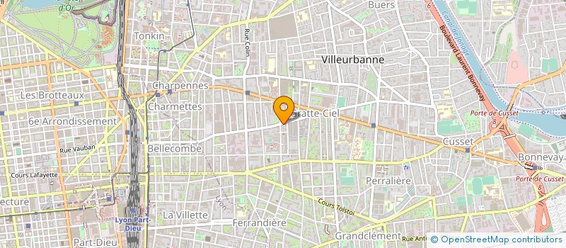 localisation de l'entreprise SARL THEMA à VILLEURBANNE