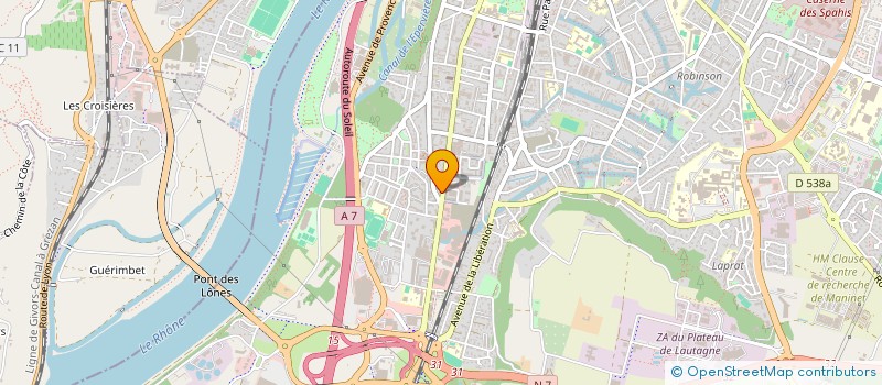 localisation de l'entreprise SARL THEOULLIER à VALENCE