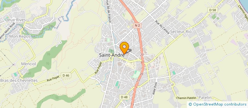 localisation de l'entreprise SARL THERI  SAINT-ANDRE