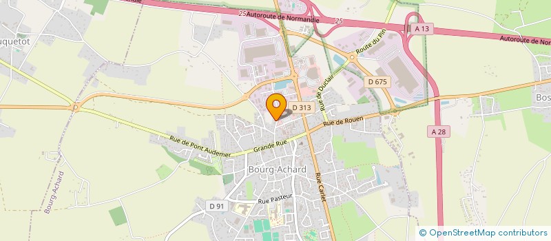 localisation de l'entreprise SARL THERMI CLIM à BOURG-ACHARD