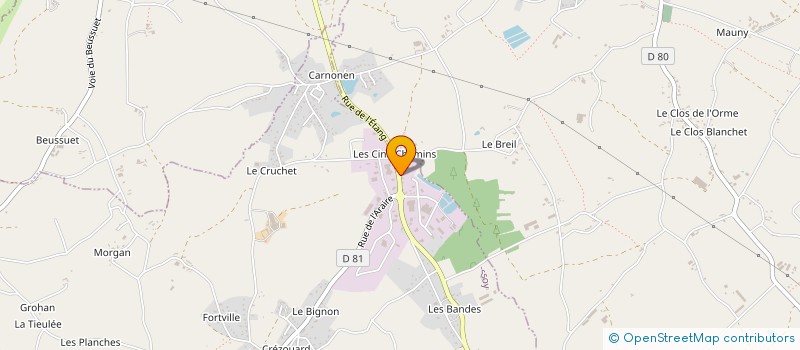 localisation de l'entreprise SARL THERMIE OUEST à QUESSOY