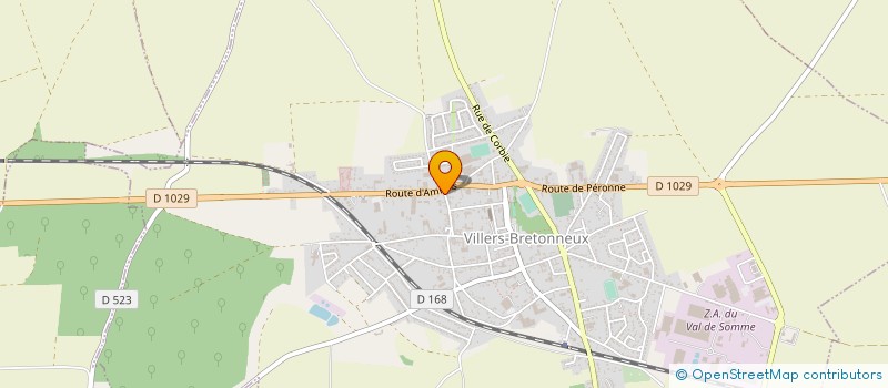 localisation de l'entreprise SARL THERY à VILLERS-BRETONNEUX
