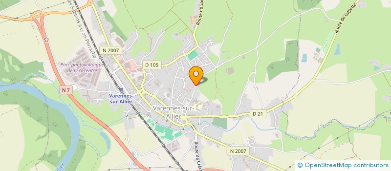 localisation de l'entreprise SARL THEVENET PERE ET FILS à VARENNES-SUR-ALLIER