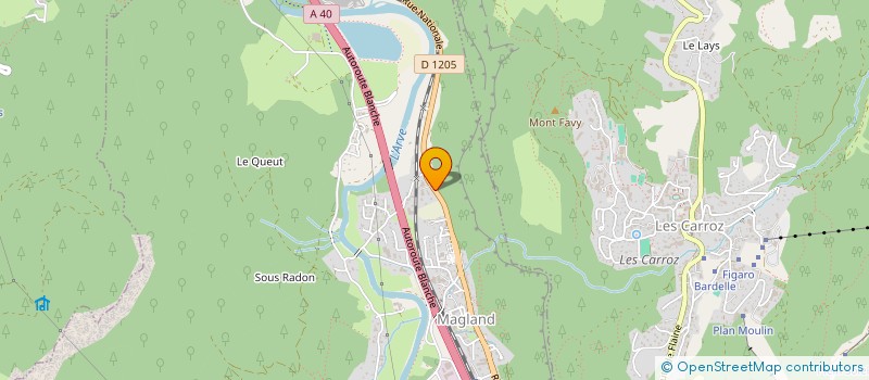 localisation de l'entreprise SARL THEVENET ROCH à MAGLAND