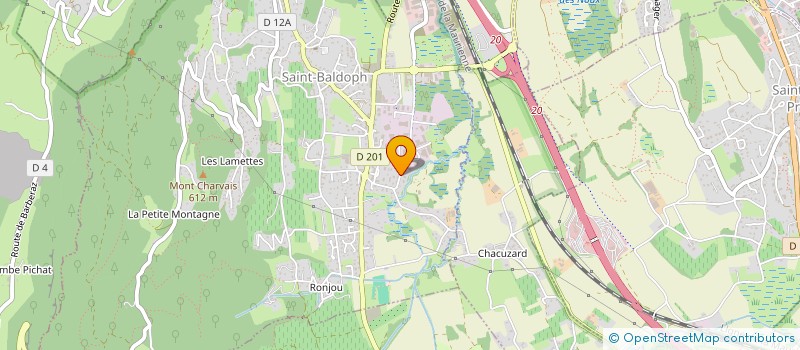 localisation de l'entreprise SARL THEVENIN METALLERIE SERRURERIE à SAINT-BALDOPH