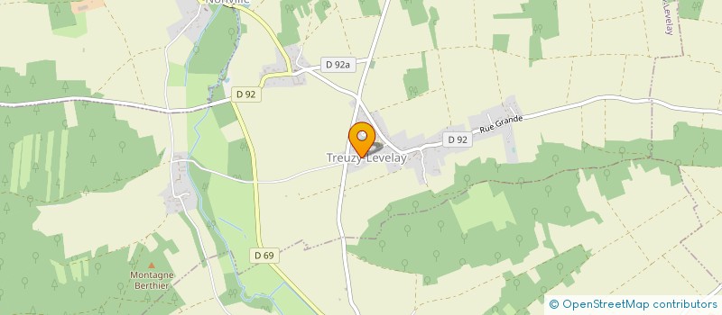 localisation de l'entreprise SARL THEVENOT à TREUZY-LEVELAY