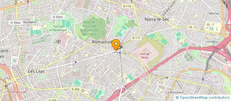 localisation de l'entreprise SARL THEYSE  ROMAINVILLE