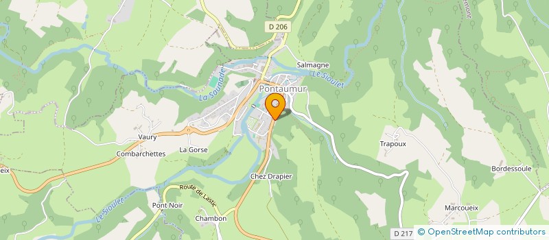 localisation de l'entreprise SARL THIALLIER COMES à PONTAUMUR