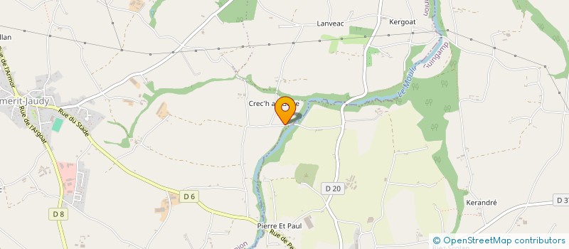 localisation de l'entreprise SARL THIBAUD LEGOUT  LA ROCHE-JAUDY