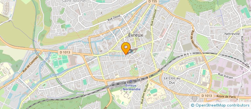 localisation de l'entreprise SARL THIBAULT SAINT SEINE à EVREUX