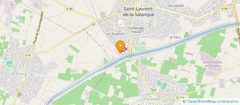 localisation de l'entreprise SARL THIBOC  SAINT-LAURENT-DE-LA-SALANQUE