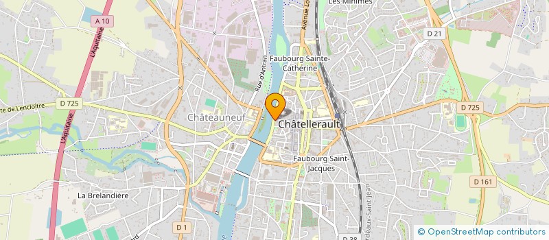 localisation de l'entreprise SARL THIEBAULT  CHATELLERAULT