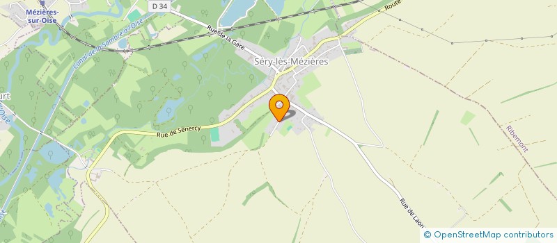 localisation de l'entreprise SARL THIEBAUT PERE ET FILS à SERY-LES-MEZIERES