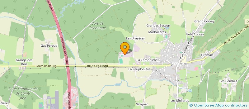 localisation de l'entreprise SARL THIERRY BOUVARD à JASSERON