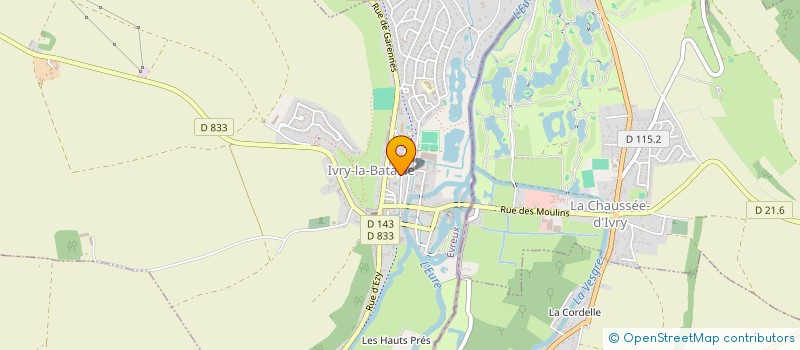 localisation de l'entreprise SARL THIERRY BUISINE  IVRY-LA-BATAILLE