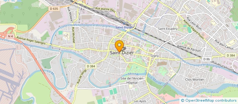 localisation de l'entreprise SARL THIERRY COLLIGNON à SAINT-DIZIER