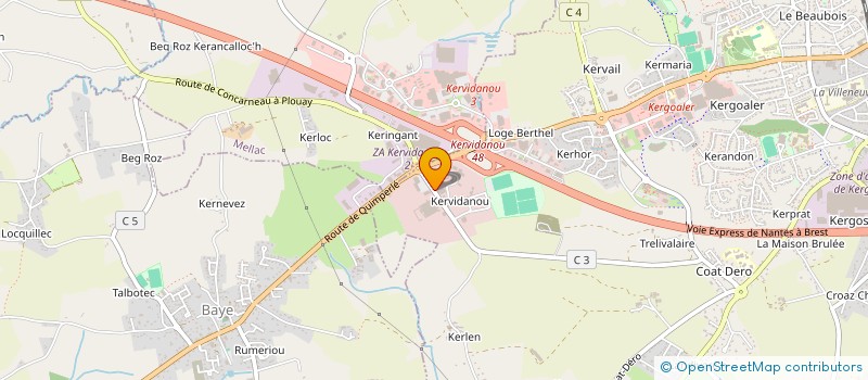 localisation de l'entreprise SARL THIERY à MELLAC