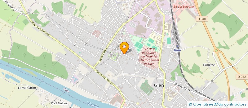 localisation de l'entreprise SARL THION  GIEN