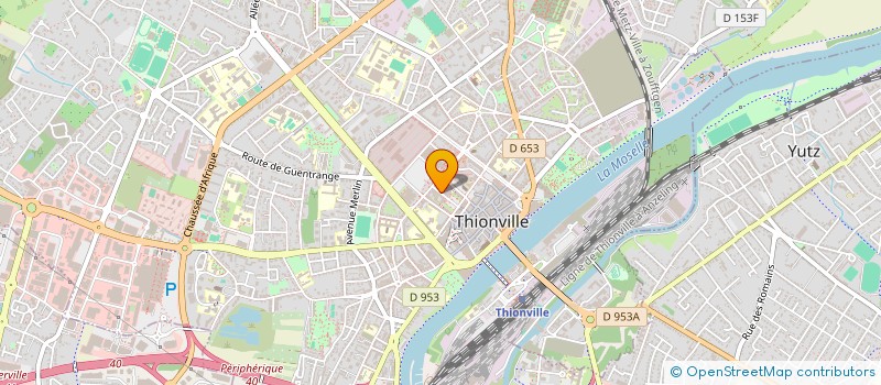 localisation de l'entreprise SARL THIONVILLOISE PATRIMOINE GESTION  THIONVILLE