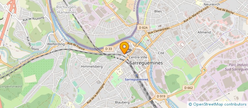 localisation de l'entreprise SARL THIPIE  SARREGUEMINES