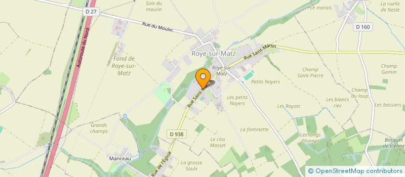 localisation de l'entreprise SARL THIVAL  ROYE-SUR-MATZ