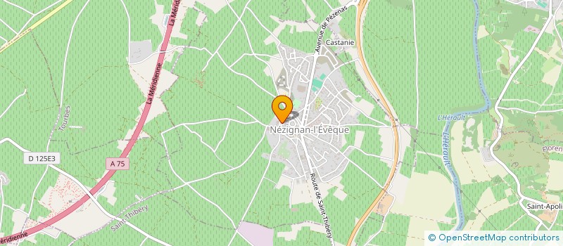 localisation de l'entreprise SARL THIVET à PEZENAS