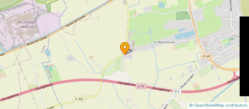 localisation de l'entreprise SARL THOMAS  GHYVELDE