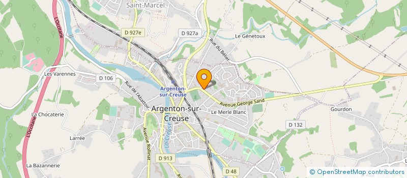 localisation de l'entreprise SARL THOMAS à ARGENTON-SUR-CREUSE