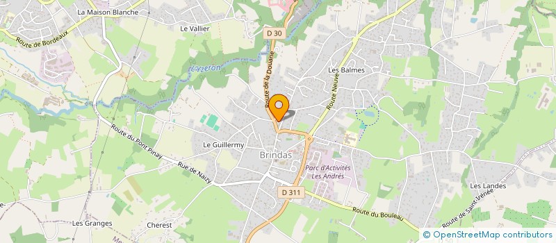 localisation de l'entreprise SARL THOMAS à BRINDAS