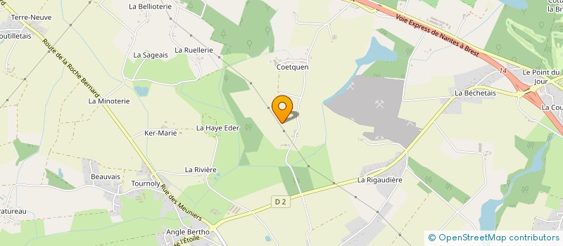 localisation de l'entreprise SARL THOMAS ANTHONY à MISSILLAC