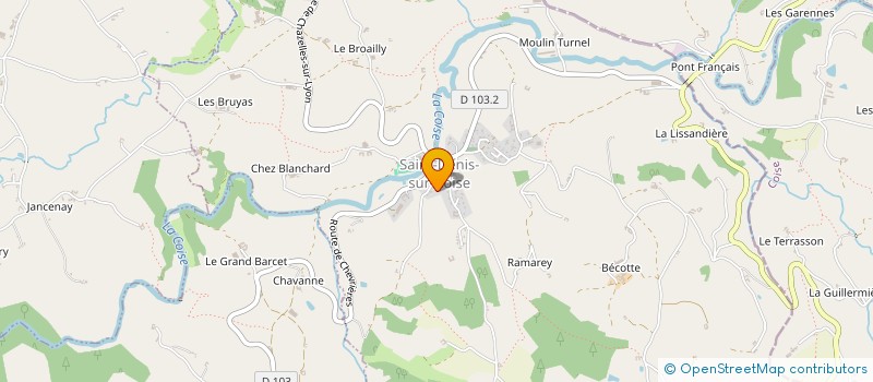 localisation de l'entreprise SARL THOMAS ET PASCAL FAURE  SAINT-DENIS-SUR-COISE