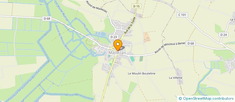 localisation de l'entreprise SARL THOMAS F&D  MAILLEZAIS