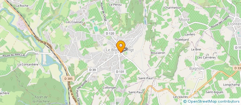 localisation de l'entreprise SARL THOMAS FRERES à VAL D'OINGT