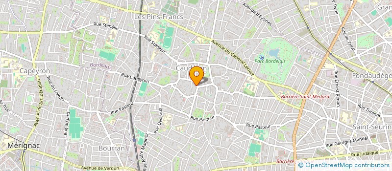 localisation de l'entreprise SARL THOMAS JULIEN  BORDEAUX