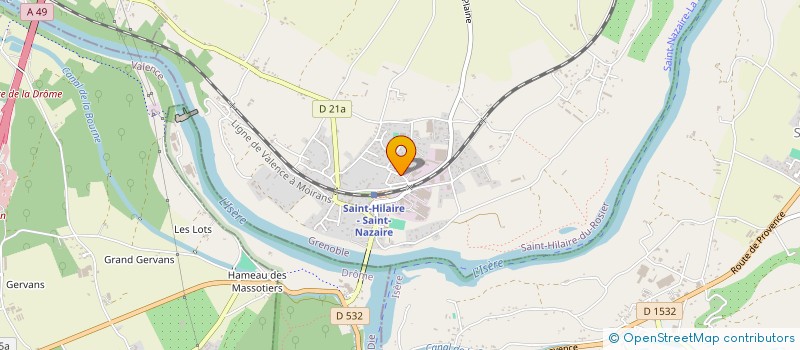 localisation de l'entreprise SARL THON R ET FILS à SAINT-HILAIRE-DU-ROSIER