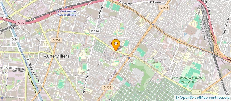 localisation de l'entreprise SARL THONA à AUBERVILLIERS