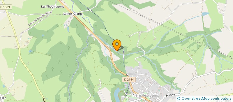 localisation de l'entreprise SARL THONAT  NERIS-LES-BAINS