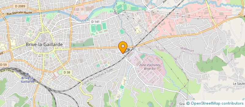 localisation de l'entreprise SARL THOR à BRIVE-LA-GAILLARDE