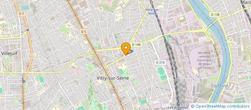 localisation de l'entreprise SARL THOREL-PERARD  VITRY-SUR-SEINE