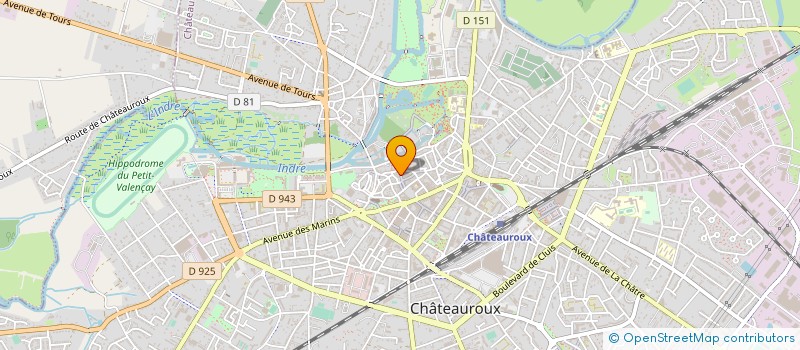 localisation de l'entreprise SARL THOSTE à CHATEAUROUX